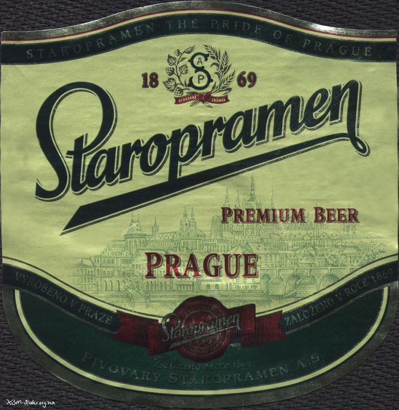 Sraropramen - Premium Beer - Prague