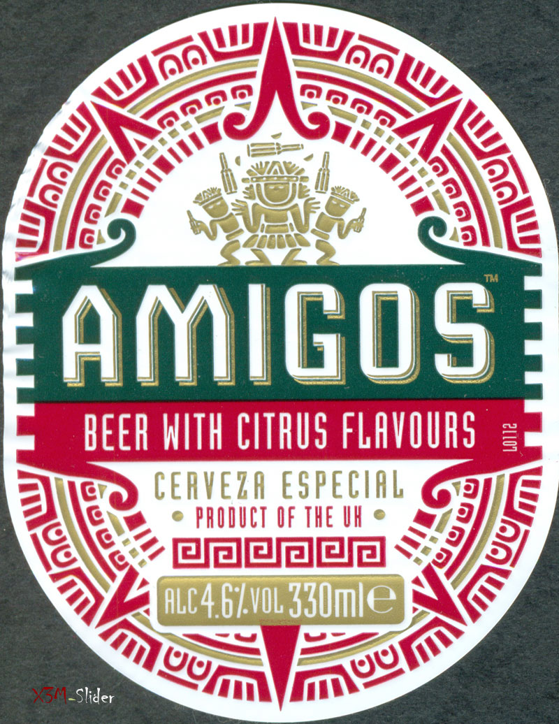 Amigos beer with citrus flavours