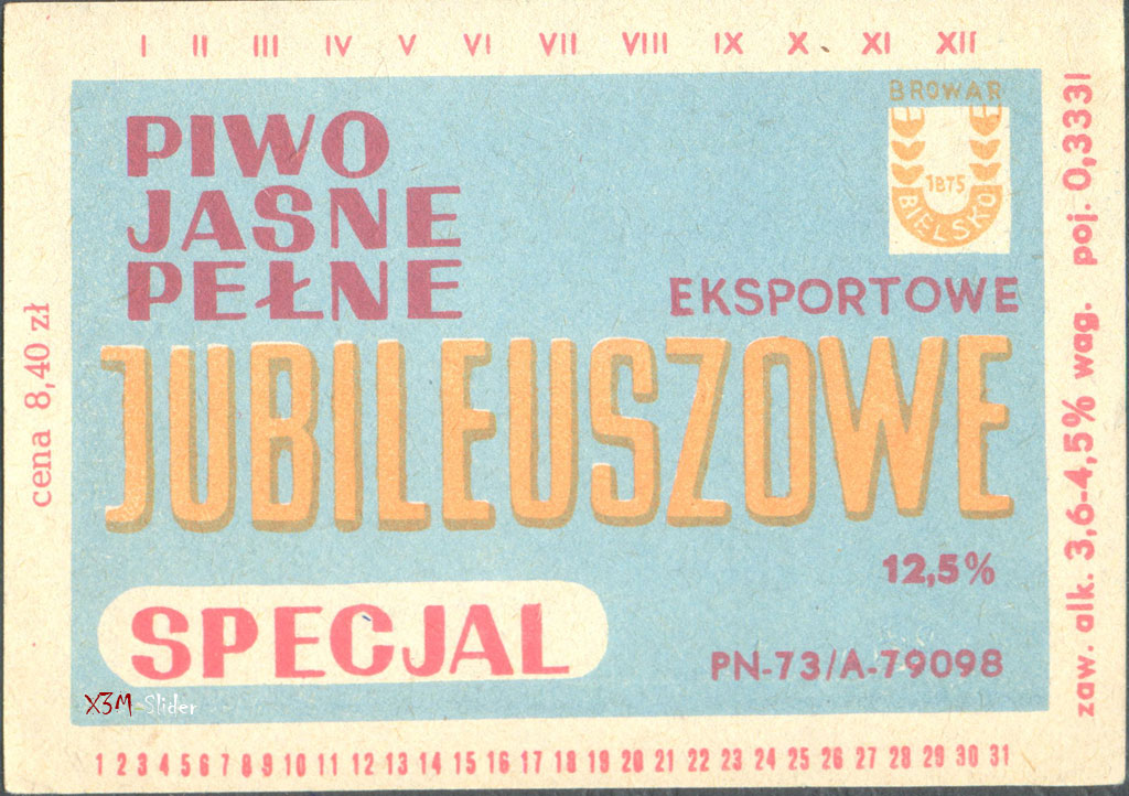 Jubileuszowe - Piwo Jasne Pelne Eksportowe Specjal - Browar Bielsko