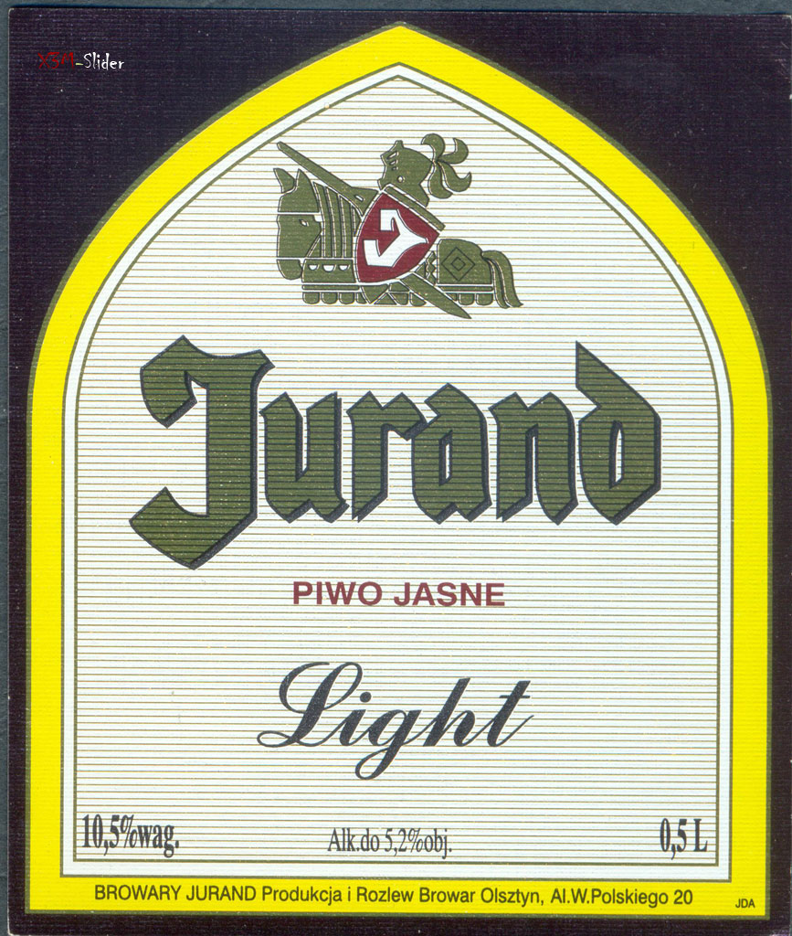 Jurand - Piwo Jasne Light - Browar Jurand