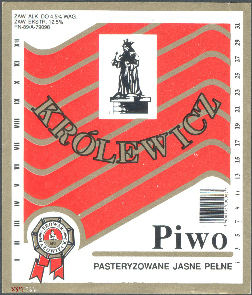 Krolewicz - Piwo Pasteryzowane Jasne Pelne