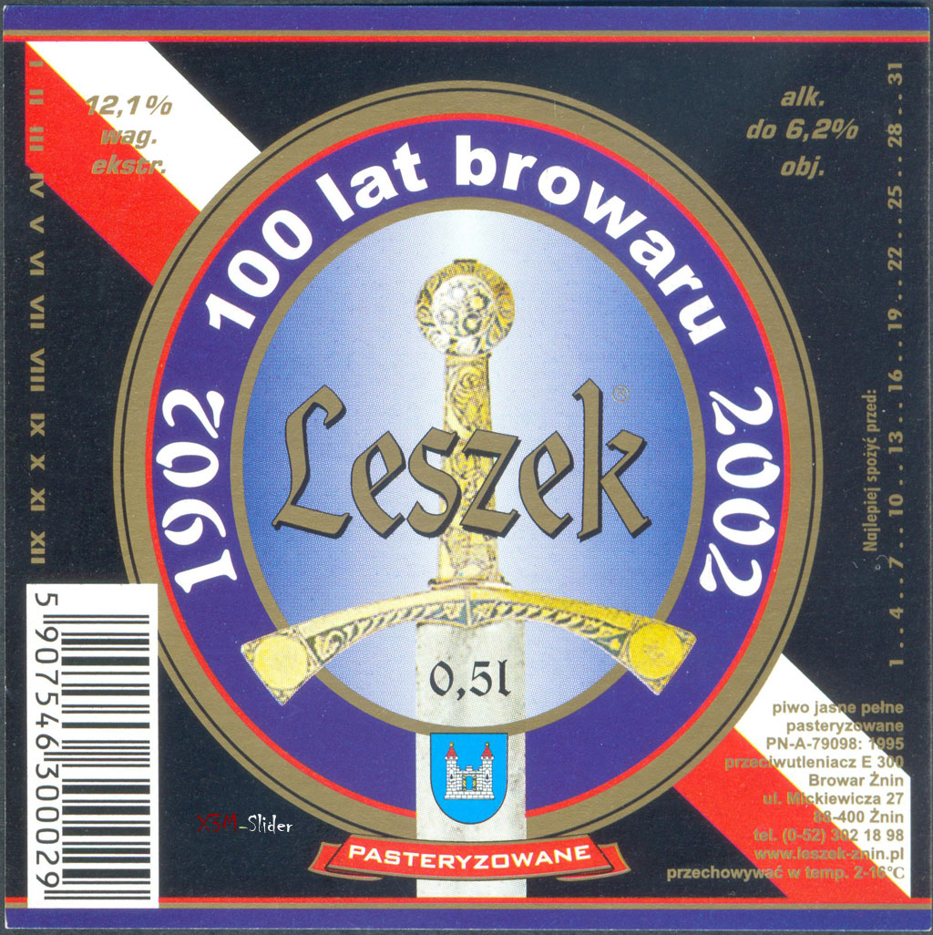 Leszek - 100 lat browaru - Browar Znin