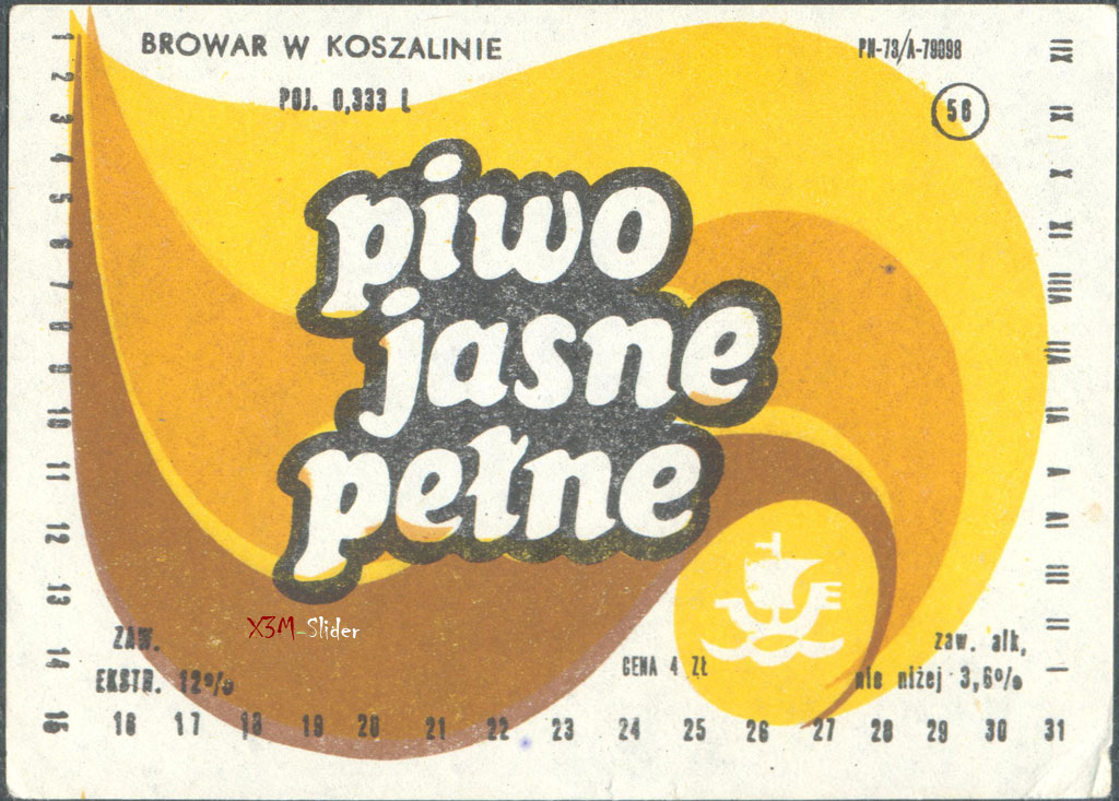 Piwo Jasne Pelne - Browar w Kaszalinie