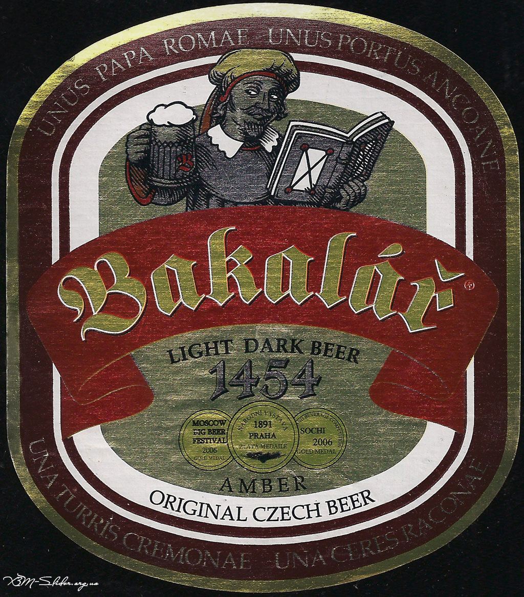 Bakalar - Light dark beer - 1454 - Original Czech Beer