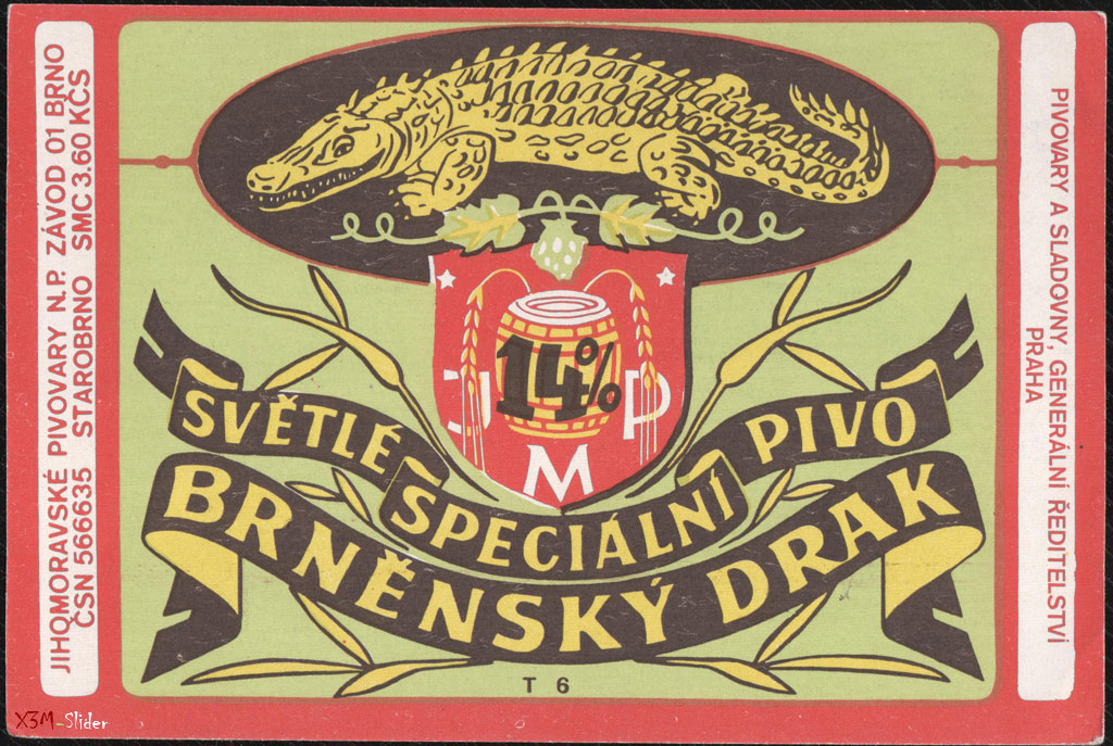 Brnensky Drak - Svetle Specialni Pivo
