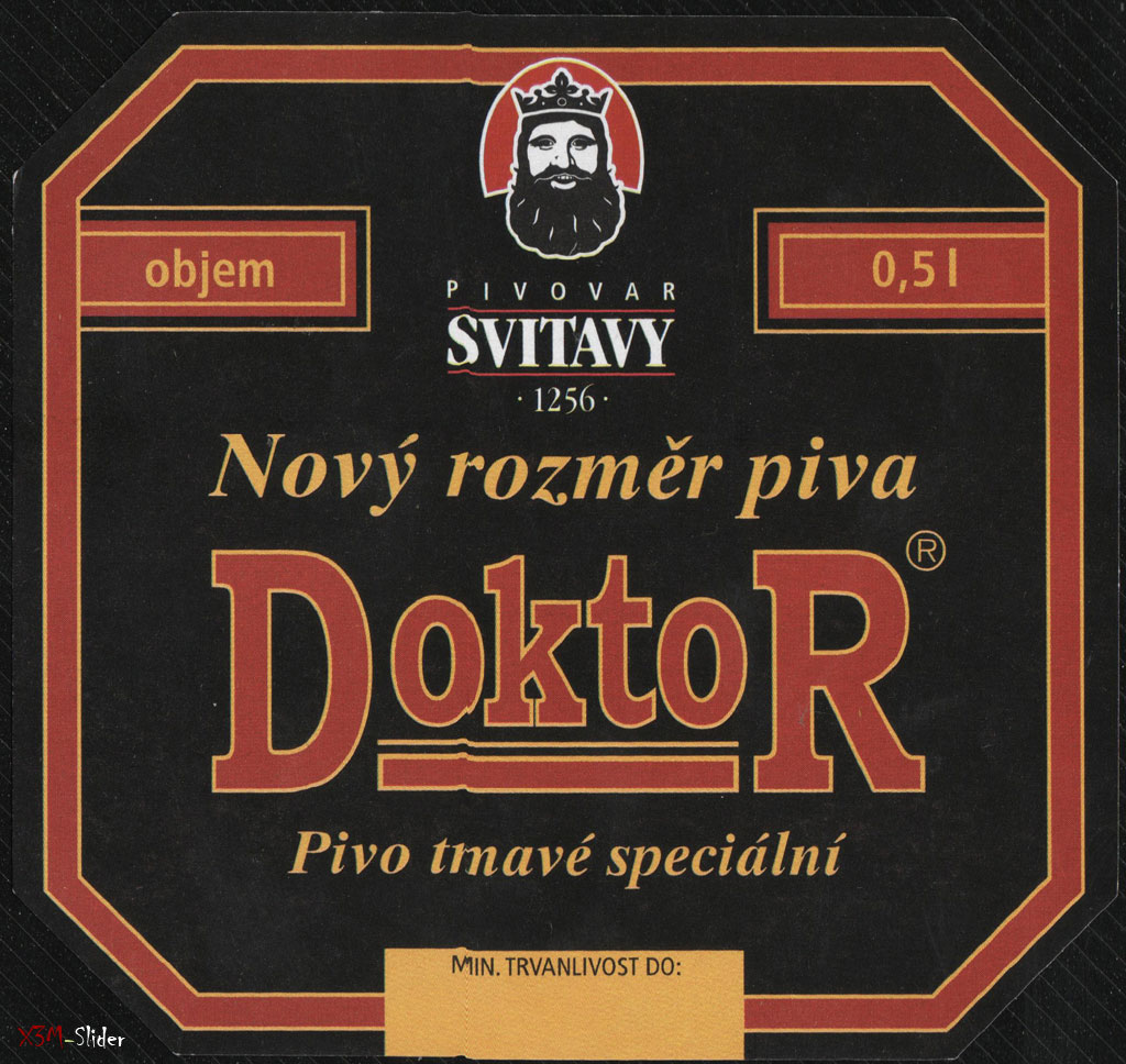 Doktor - Pivo tmave specialni - Pivovar Svitavy