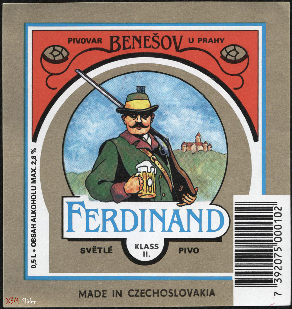 Ferdinand - Svetle pivo - Pivovar Benesov u Prahy