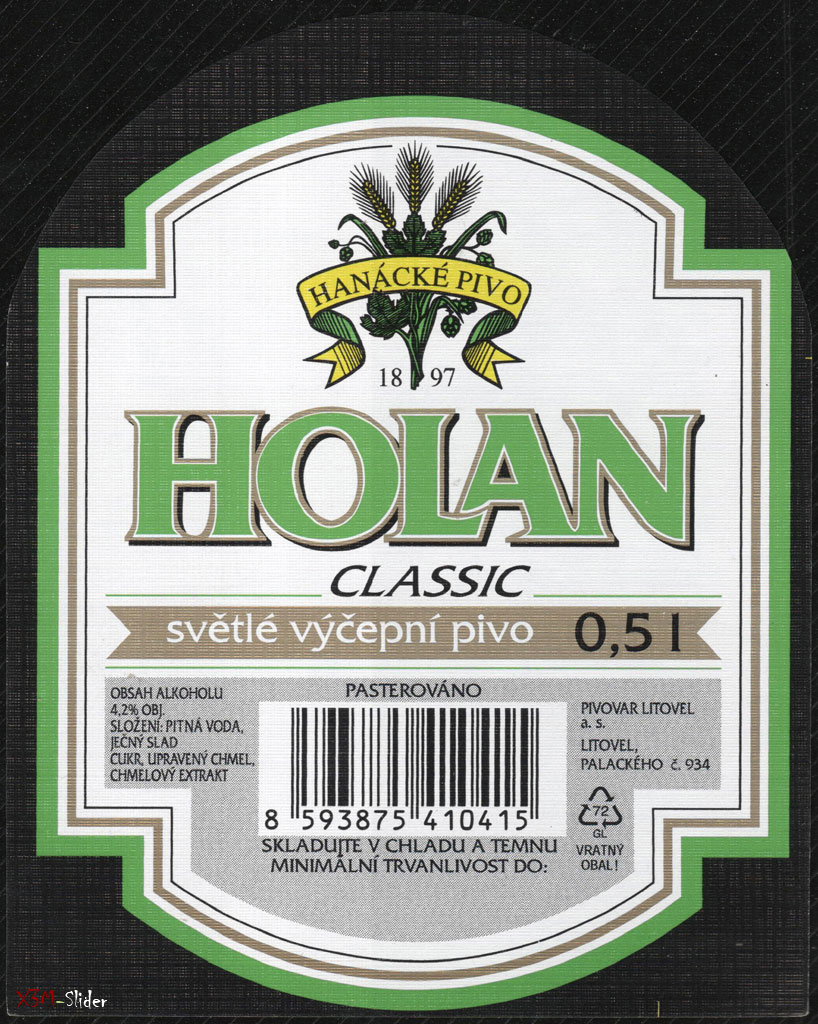 Holan - Classic Svetle Vycepni Pivo - Hanacke pivo