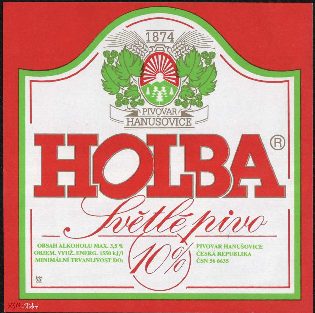 Holba - Svetle pivo 10% - Pivovar Hanusovice