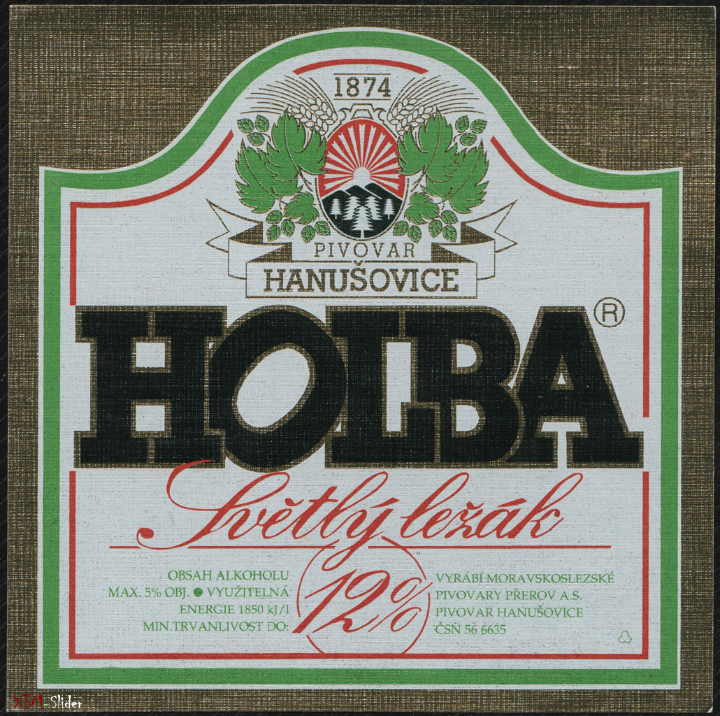 Holba - Svetly lezak 12% - Pivovar Hanusovice