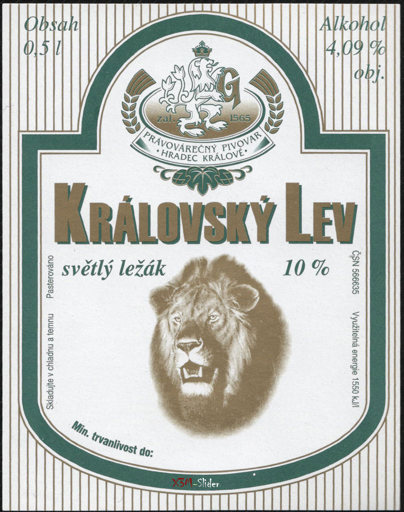 Kralovsky Lev - Svetly lezak - Hradec Kralove
