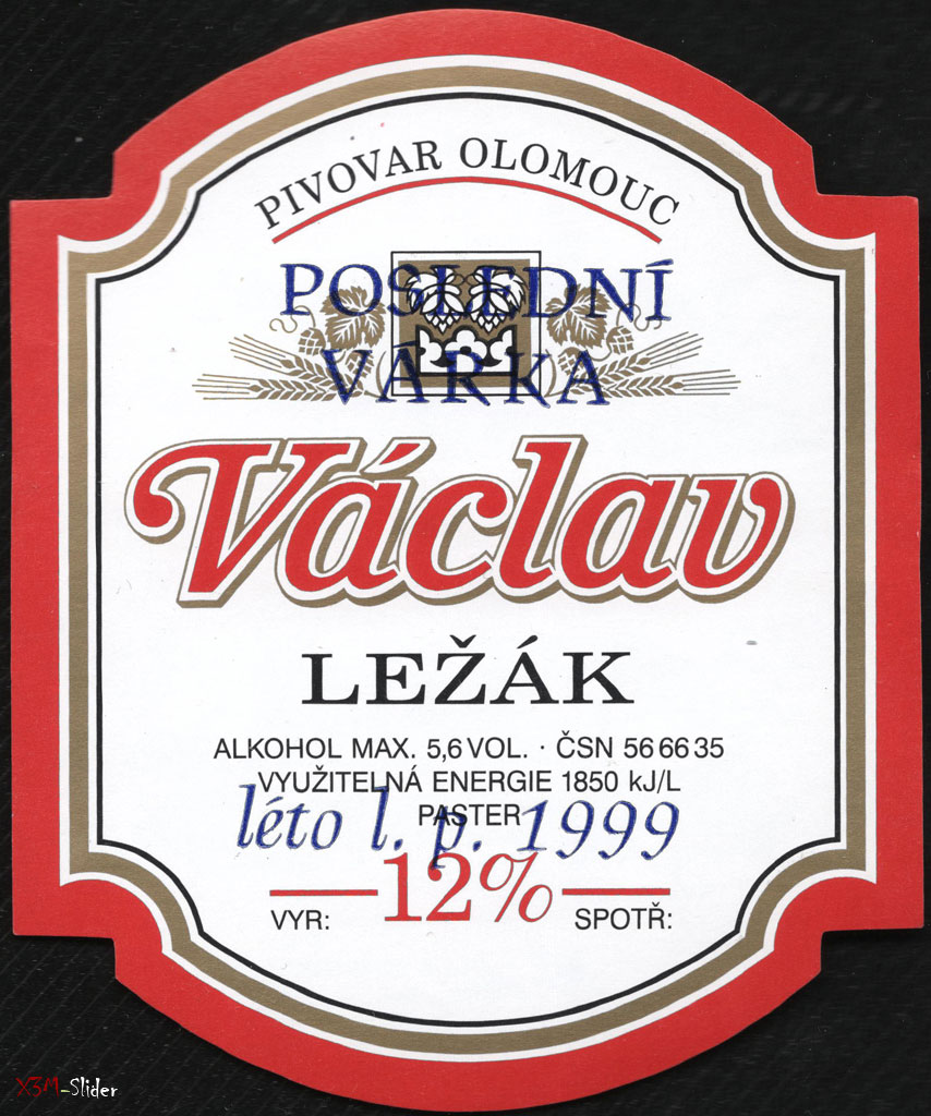 Vaclav Lezak - Pivovar Olomouc - Posledni Varka (1999)