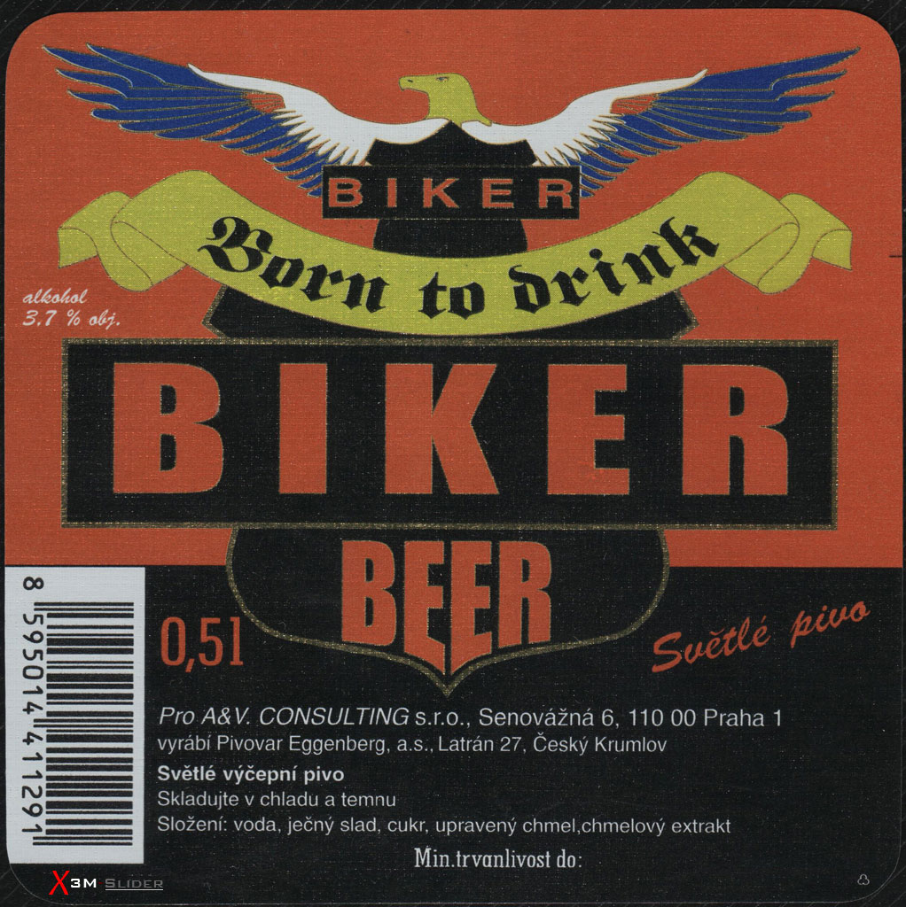 Biker Beer - Svetle pivo - Born to drink