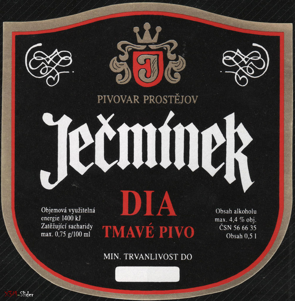 Jecminek - DIA - Tmave Pivo - Pivovar Prostejov