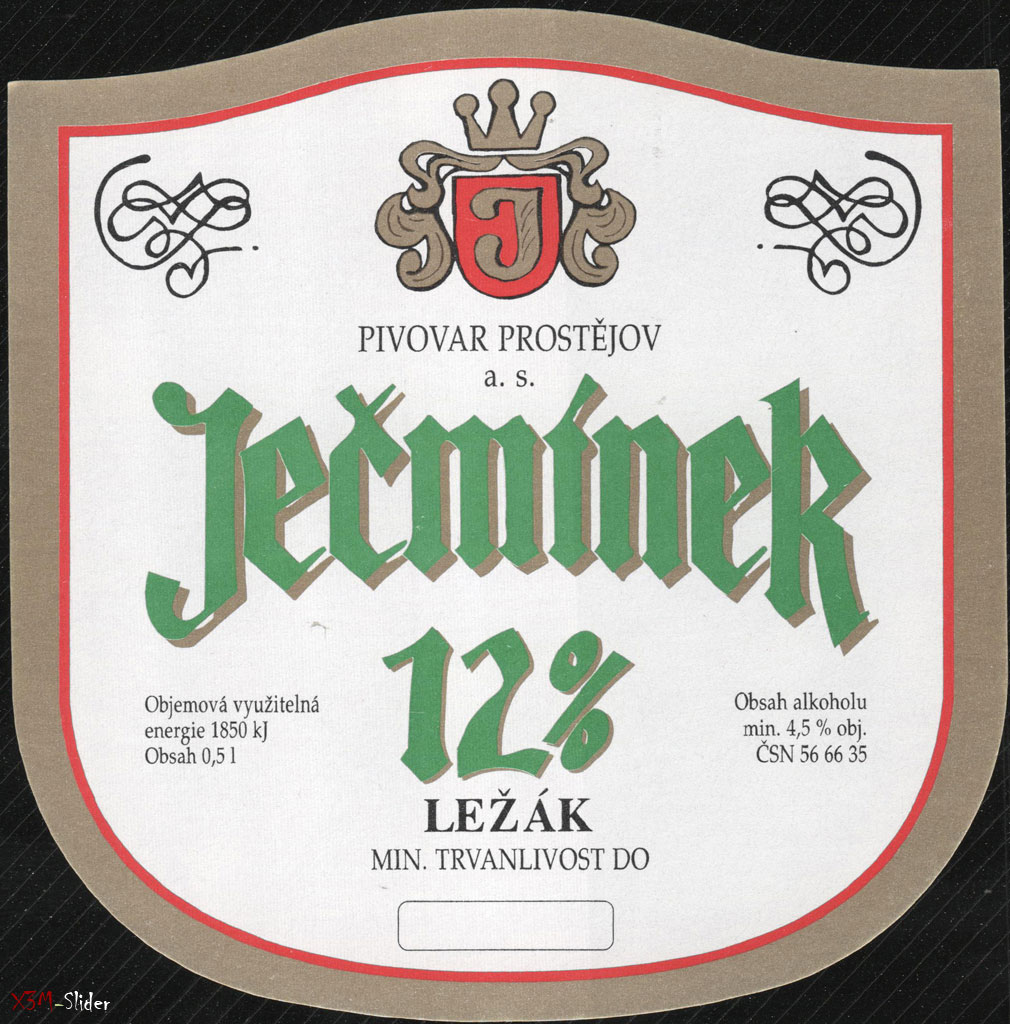 Jecminek - Lezak 12% - Pivovar Prostejov