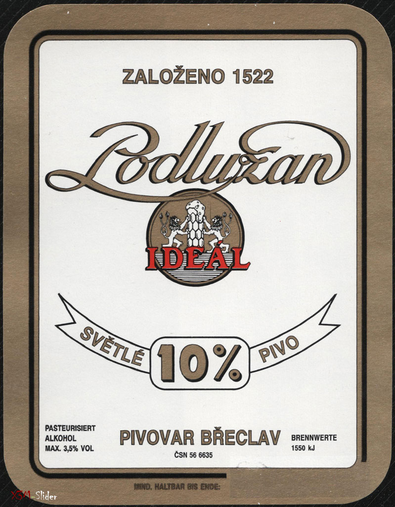 Podluzan - Ideal - Svetle pivo 10% - Pivovar Breclav
