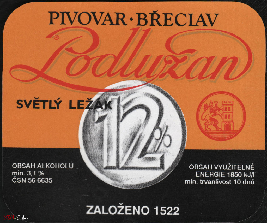 Podluzan - Svetly Lezak 12% - Pivovar Breclav