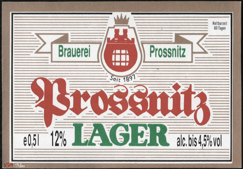 Prossnitz - Lager - Brauerei Prossnitz