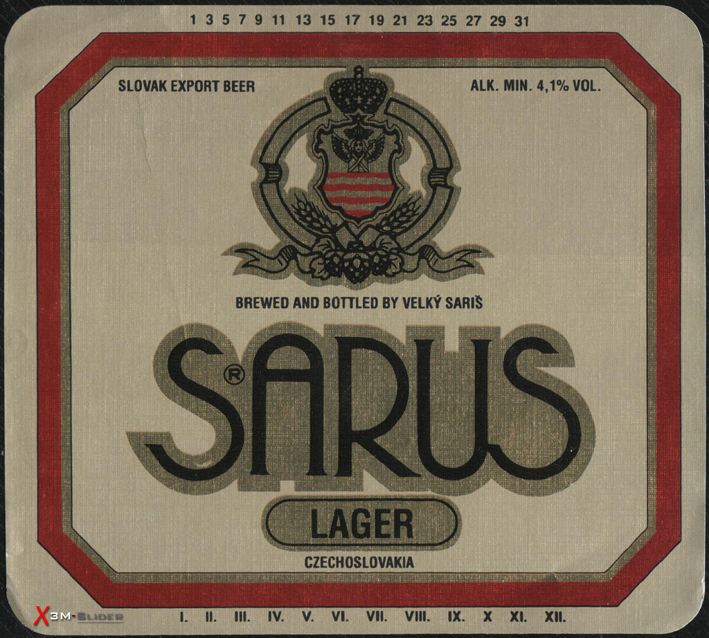 Sarus - Lager - Slovak Export Beer