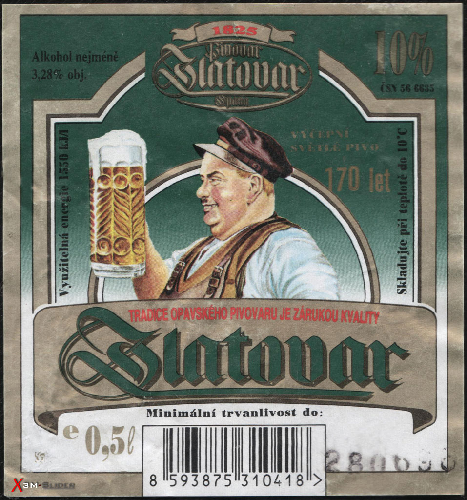 Slatovar - Vycepni Svetle Pivo 10% (1996)