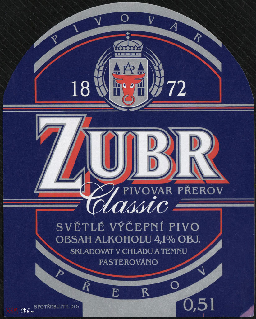 Zubr - Classic - Svetlt Vycepni Pivo - Pivovar Prerov