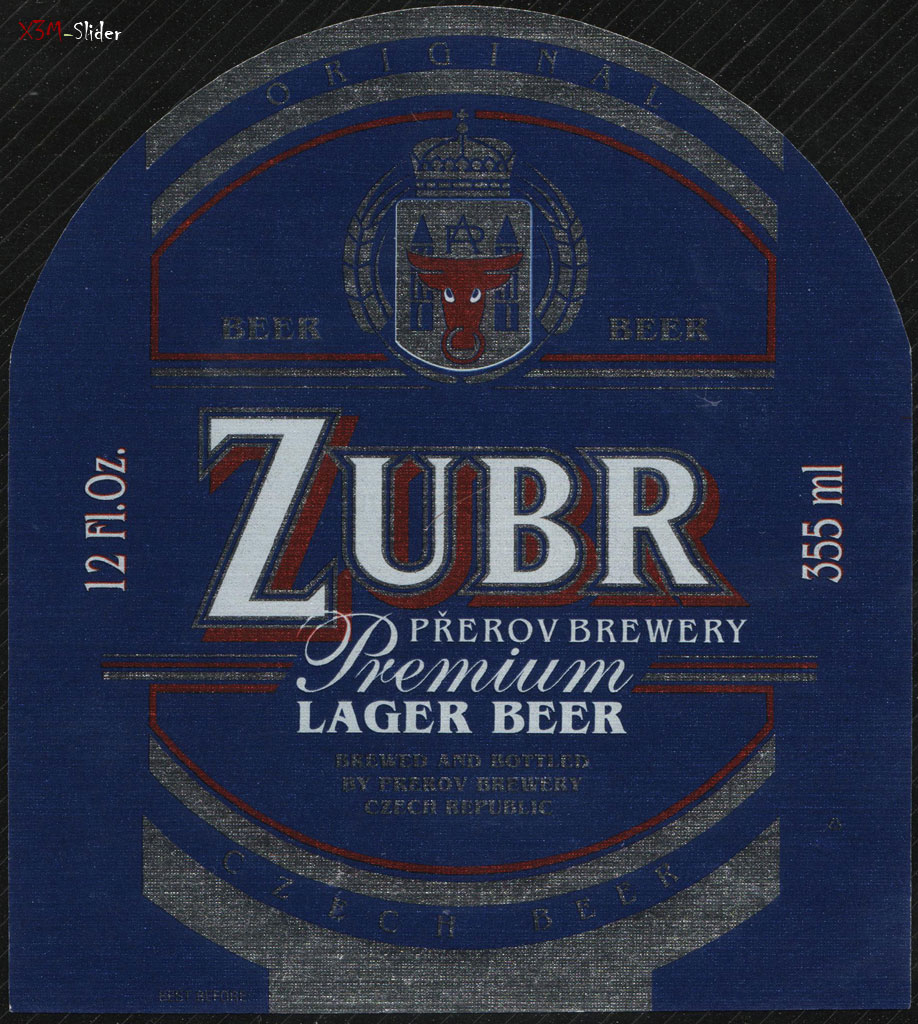 Zubr - Premium Lager Berr - Prerov Brewery