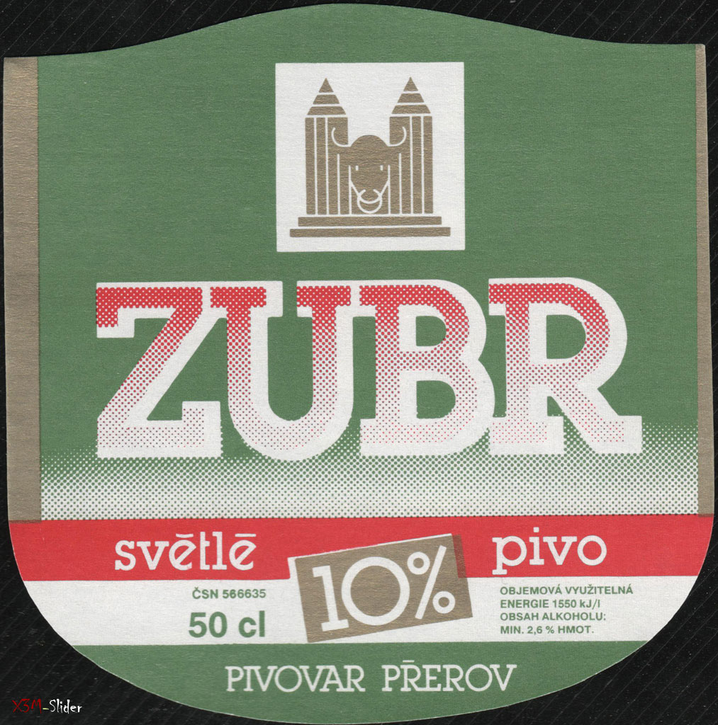 Zubr - Svetle Pivo 10% - Pivovar Prerov