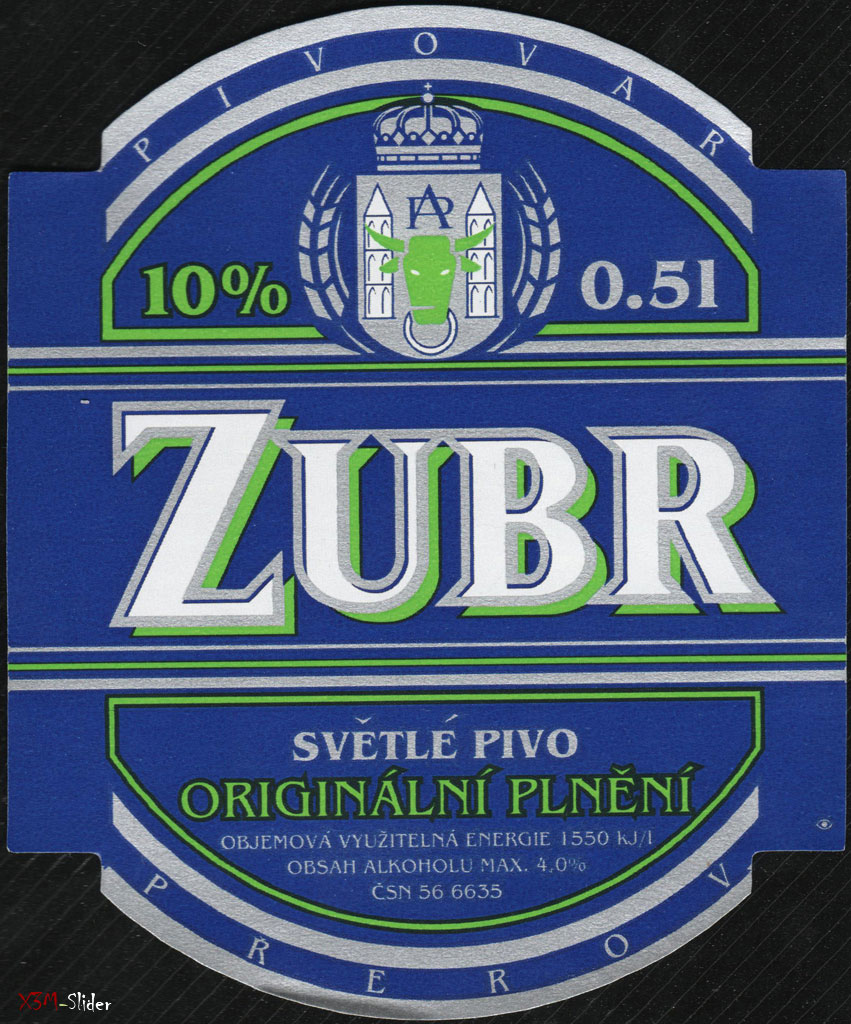 Zubr - Svetle Pivo - Original Plneni