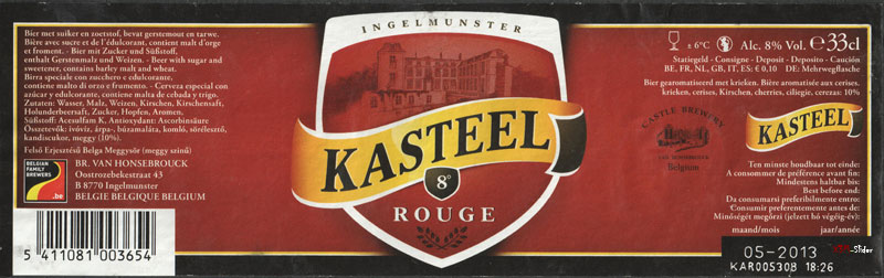 Kasteel - Rouge - 8 Belgium
