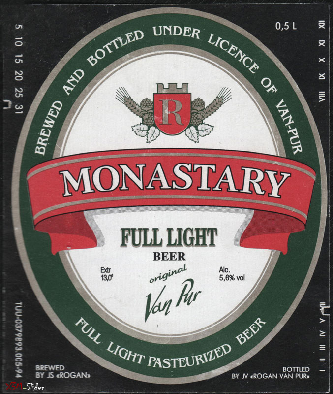 Monastary - Full Light beer - Original - Van Pur