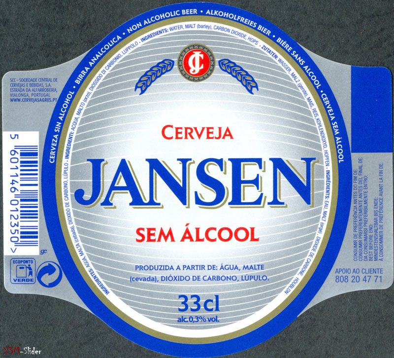 Jansen - Sem Alcool 33cl - Non Alcoholic beer