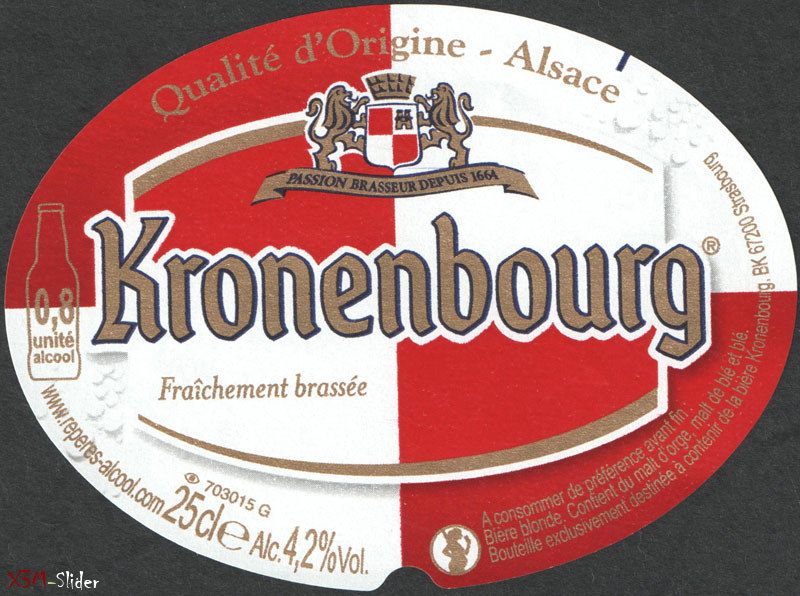 Kronenbourg 25 cl - Fraichement brassee