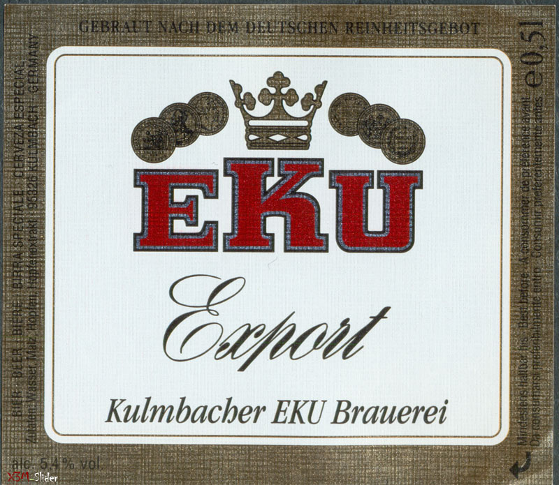 Kulmbacher EKU Brauerei - Export
