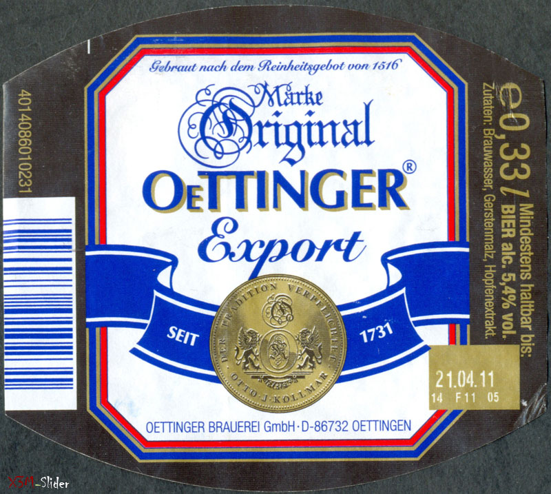 OeTTINGER Export