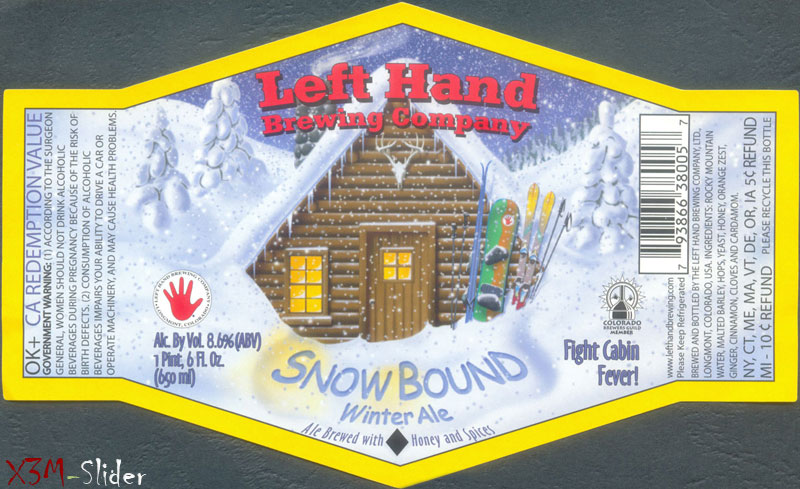 Snow Bound Winter Ale - Left Hand Brewing Company