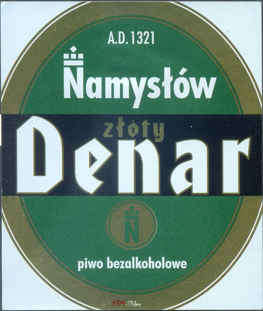 Denar Zloty - Piwo bezalkoholowe - Browar Namystow