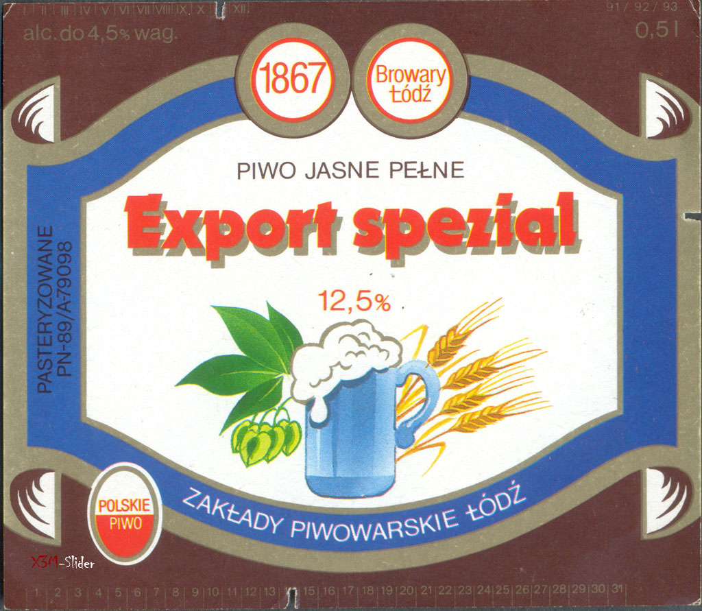Exportowe Specjalne - Piwo Jasne Pelne - Browar Krotoszyn