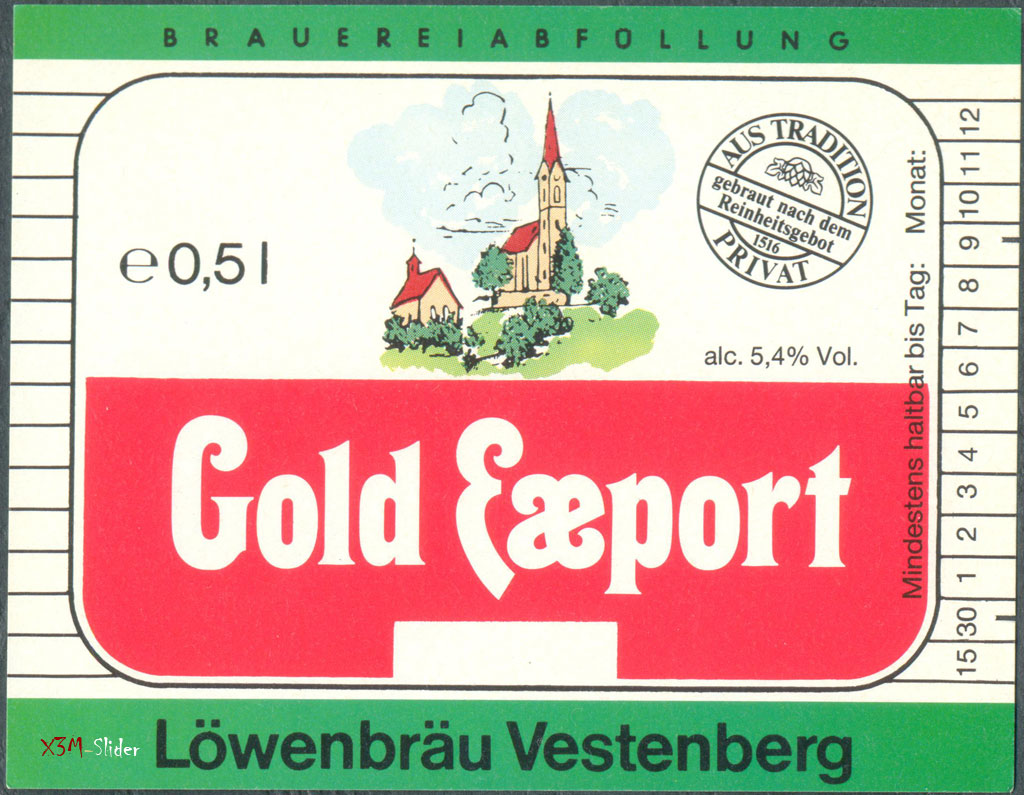 Gold Export - Lowenbrau Vestenberg