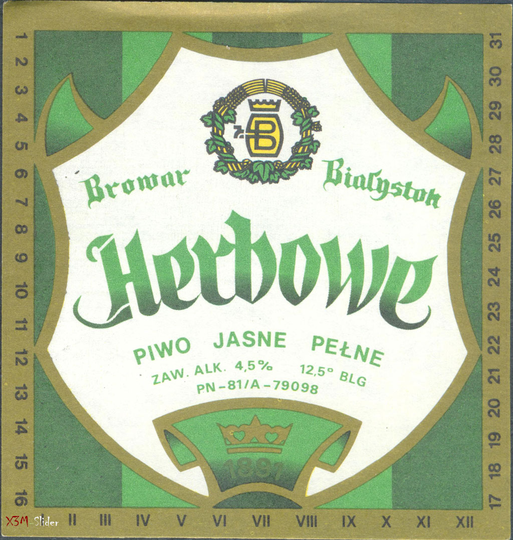 Herbowe - Piwo Jasne Pelne - Browar Bialystok