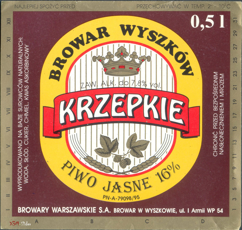 Krzepkie Piwo Jasne - Browar Wyszkow