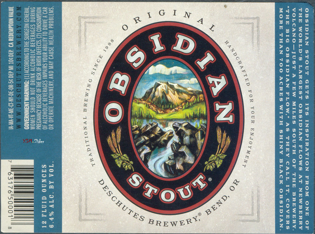 Obsidian Stout - Deschutes Brewery