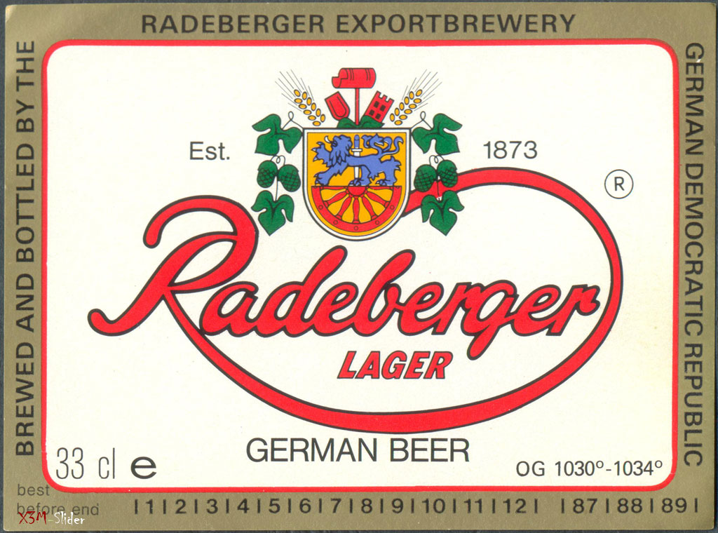 Radeberger Lager - Radeberger Exportbrewery