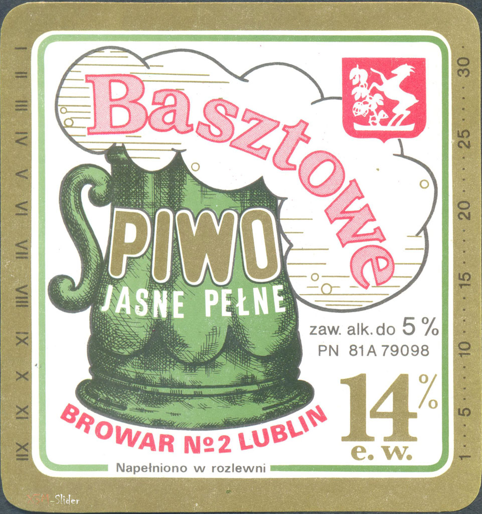 Basztowe Piwo Jasne Pelne - Browar №2 Lublin